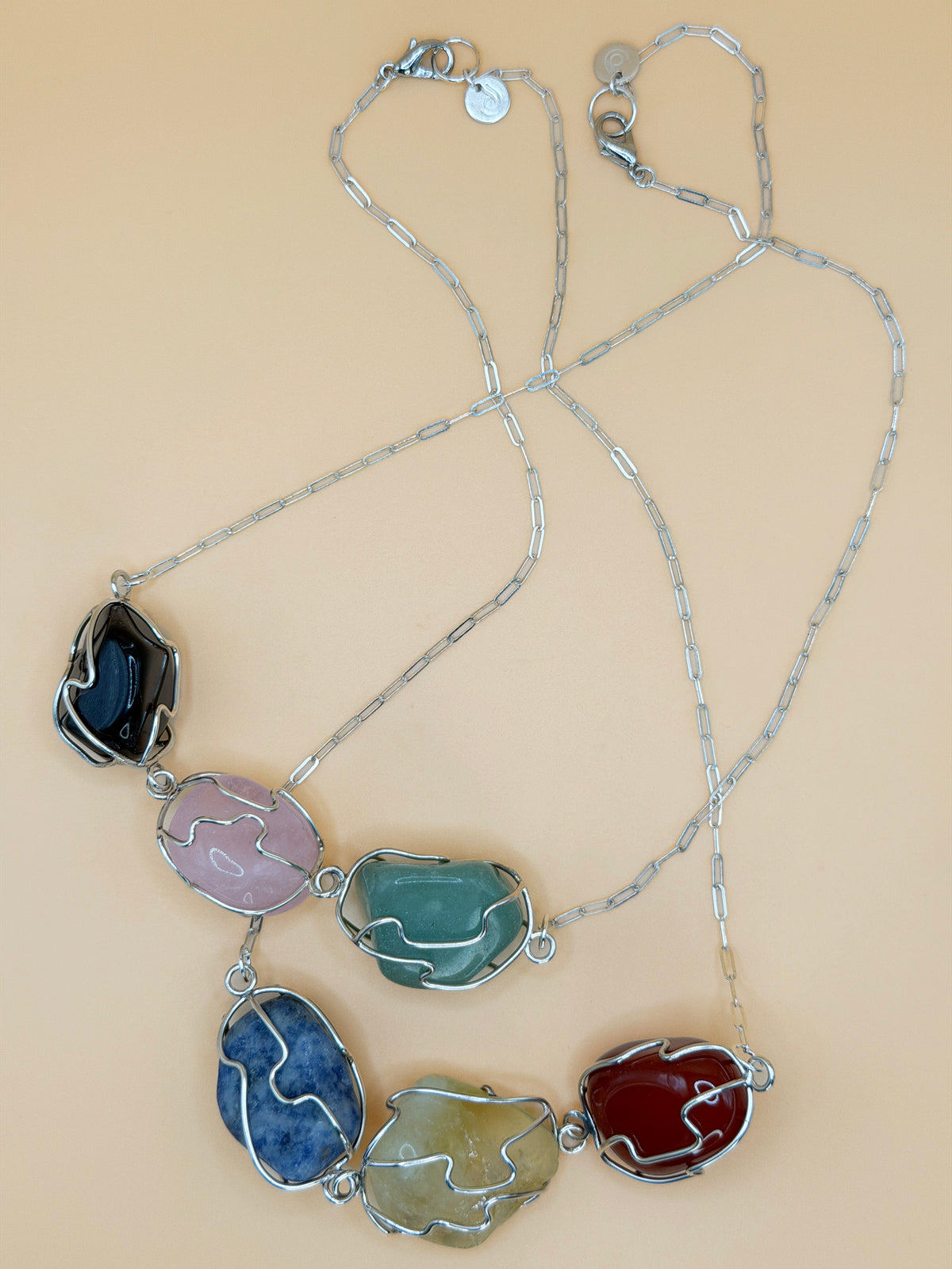 Triple Cage Necklace
