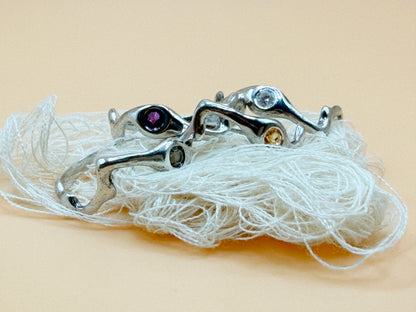Wavy Stone Ring
