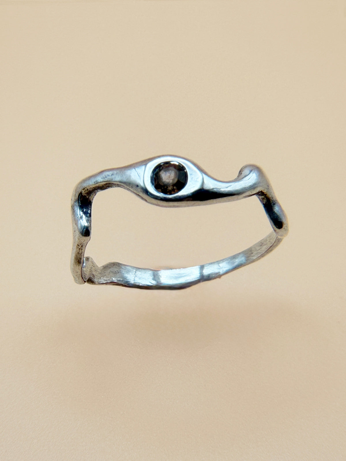 Wavy Stone Ring