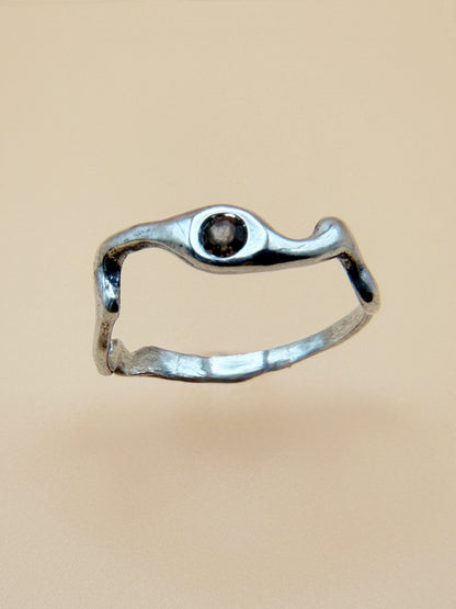Wavy Stone Ring