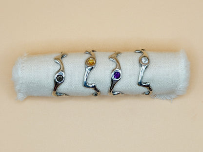 Wavy Stone Ring